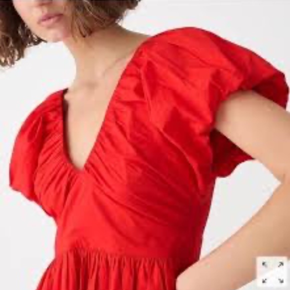 NWT J. Crew Cecily Dress in Cotton Poplin - Picture 2 of 6